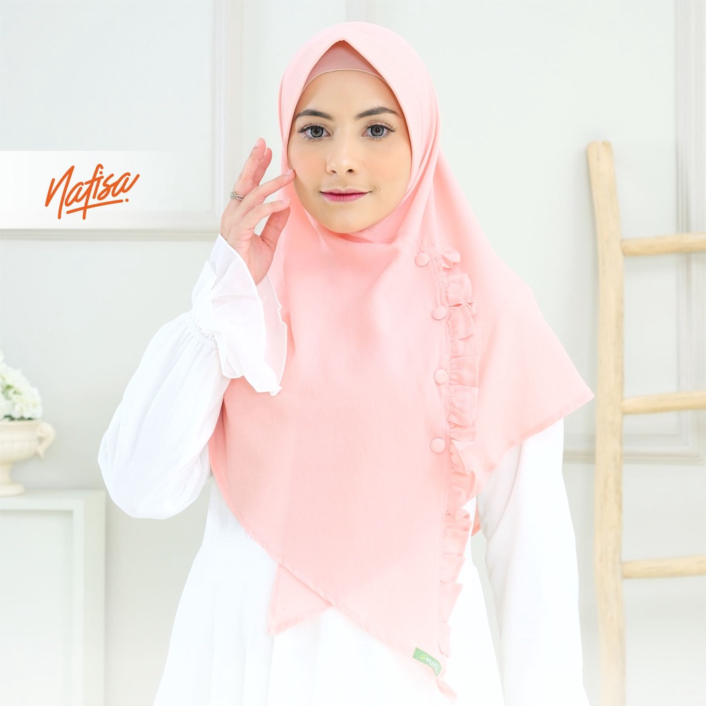 GROSIR!!!! Hijab Instan Feyza Fadheela | Bergo Instan Dewasa Bahan Woven Diamond Crepe Jilbab Instan