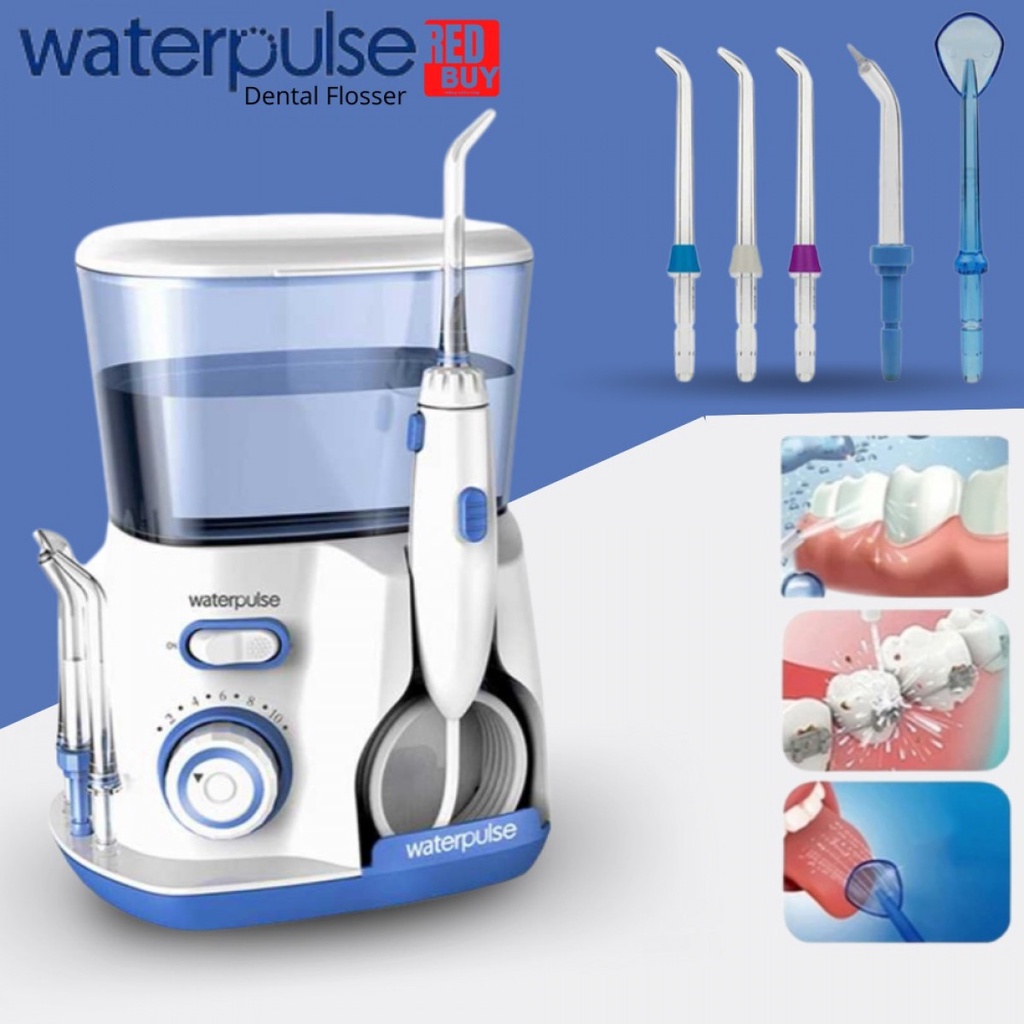 Waterpulse Dental Flosser Scaling Alat Semprot Pembersih Gigi V300