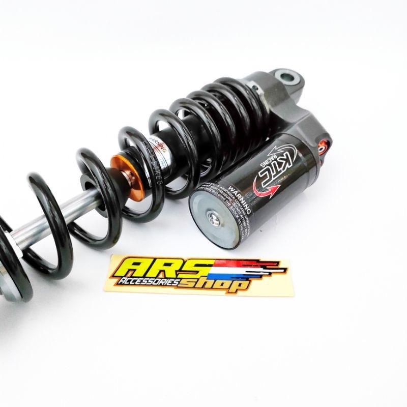 (BISA COD) Shockbreaker Tabung KTC Racing Premium 330mm &amp; 310mm + (Sarung Shock) , Mio | Beat | Scoopy | Vario 110 125 150 | Gear | Xeon | Lexi | Xride | Fino | Genio | Spin | Nex | Soul | Mio S Z J | GT | M3 | Skydrive | Fazzio | Freego | Dan Lain Nya