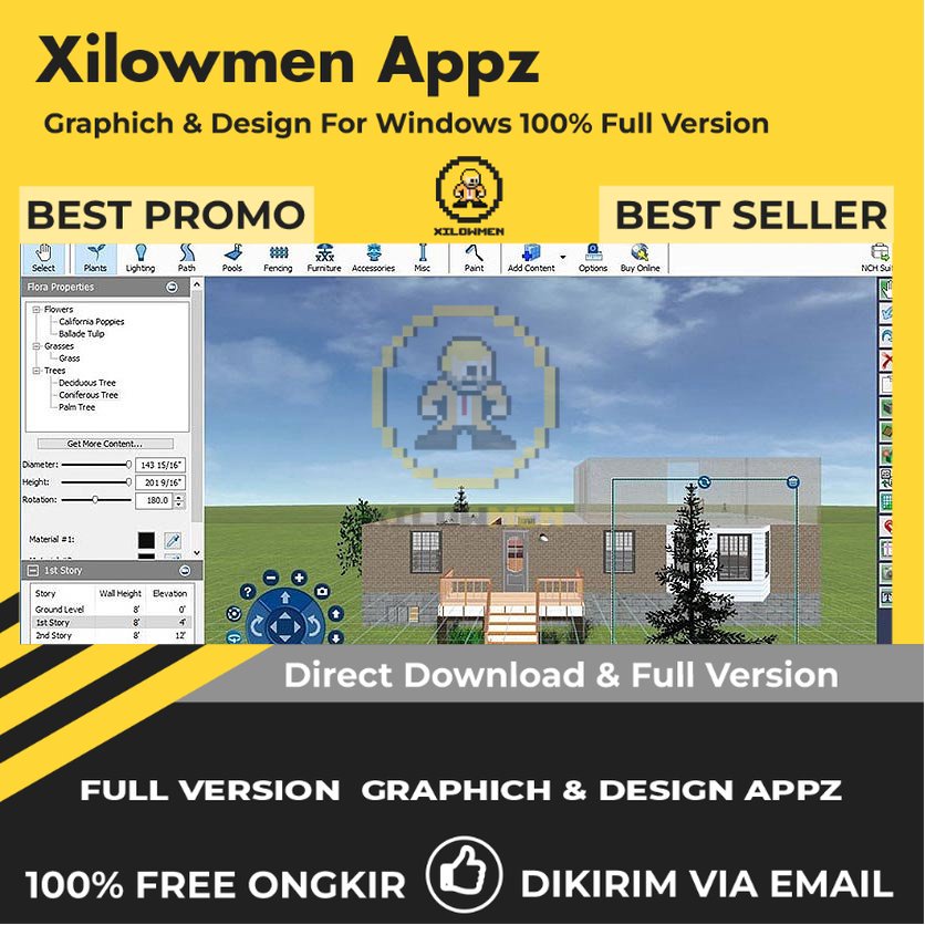 [Full Version] NCH DreamPlan Plus Pro Design Graphics Lifetime Win OS