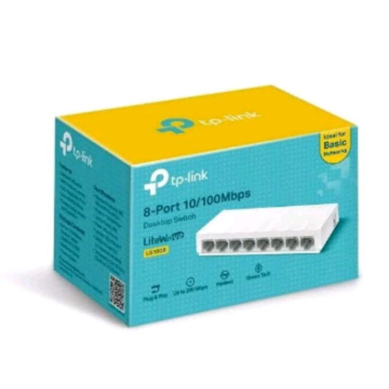 TPLink LS1008 Switch HUB 8 Port 10/100 TP-Link LS-1008 N1