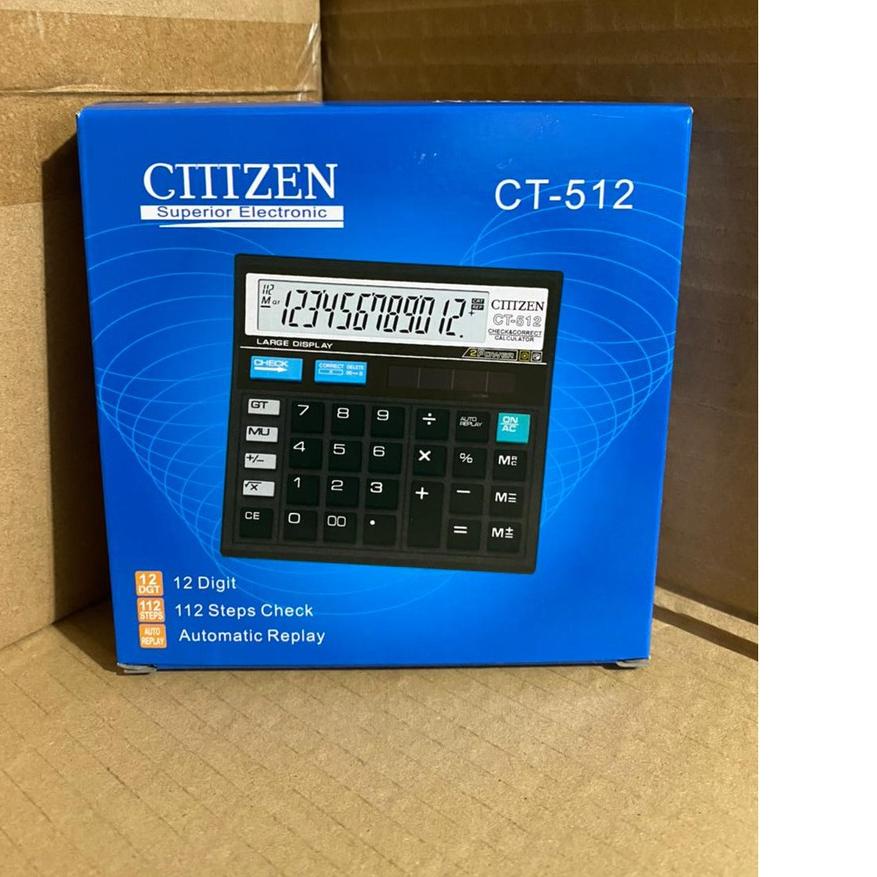 

Paling Laris Kalkulator CT 512 12 Digit -Kalkulator Check / Kakulator Dagang Besar / Calculator CT 512 MURAH RR4!