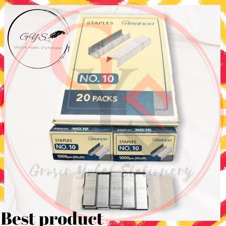 

R21 (10pack)Isi Staples No 10 / Isi Heckter No 10/ neces no 10 ( dos= 10 pack) SERBA MURAH ⇺