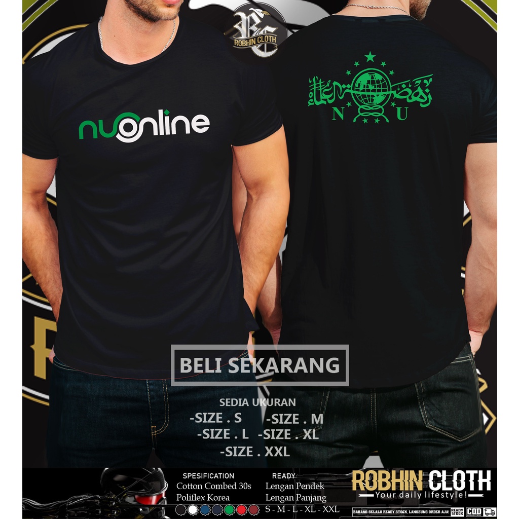 Kaos NU Online Logo Nahdlatul Ulama Online Baju Distro