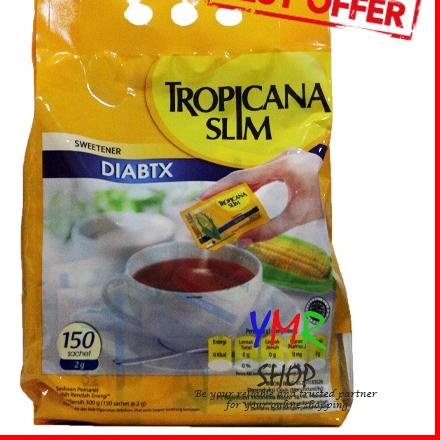 

✸ Gula Tropicana Slim Diabtx Sweetener Jagung Diet 150 Sachet Halal ♩
