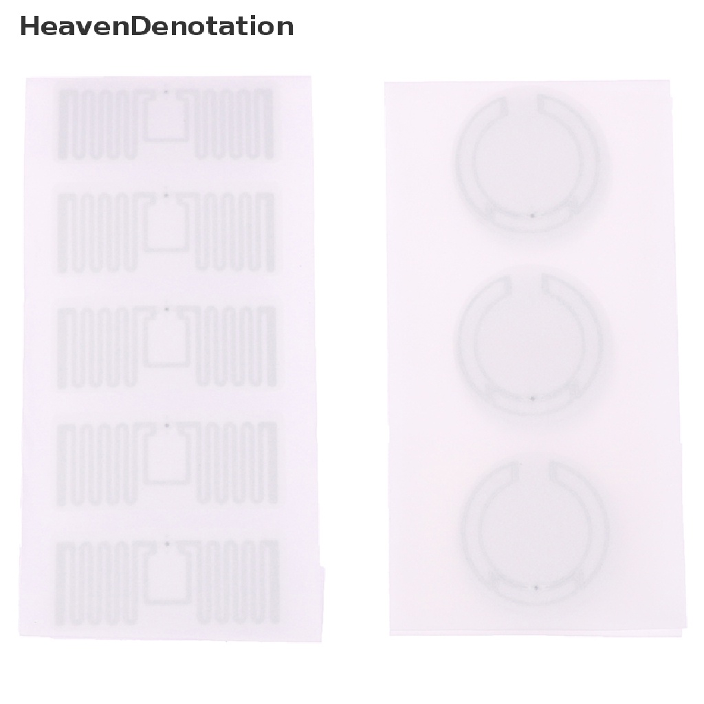 [HeavenDenotation] 10pcs KM4/KM4Q/KU5/U8/U9 Label Stiker Perekat Pasif UHF RFID Tag Dengan Chip HDV