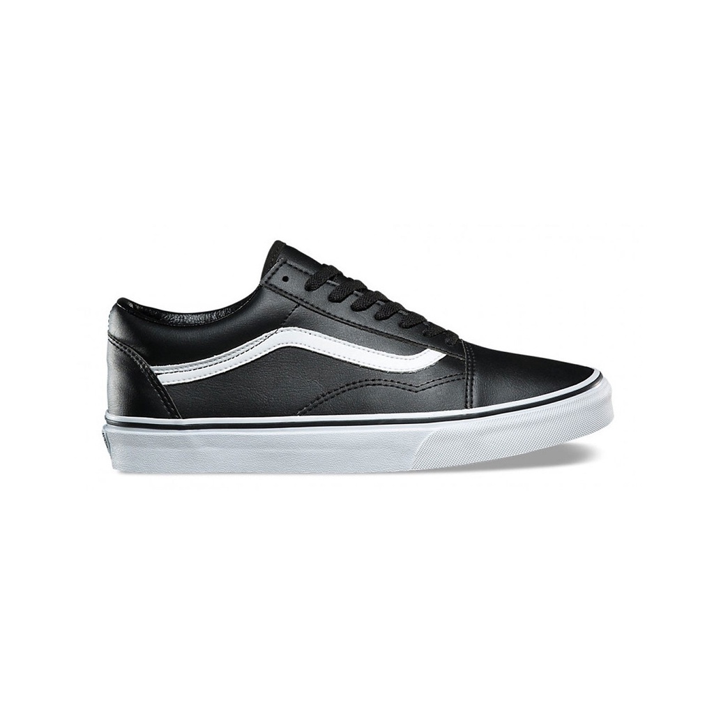 SEPATU VANS OFF THE WALL | OLD SKOOL CLASSIC TUMBLE BLACK TRUE WHITE