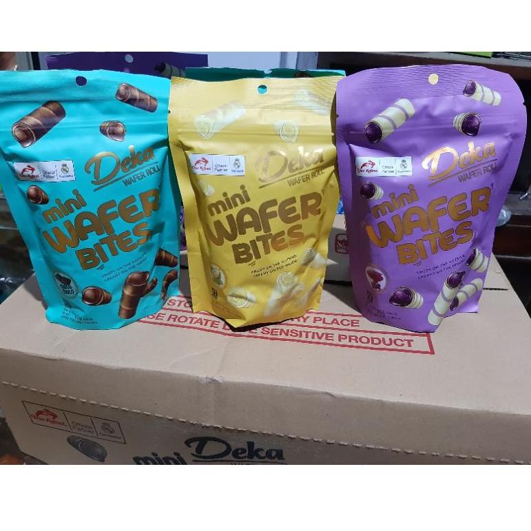 

X94 Deka mini wafer bites choco ube durian murah GRATIS ONGKIR ★
