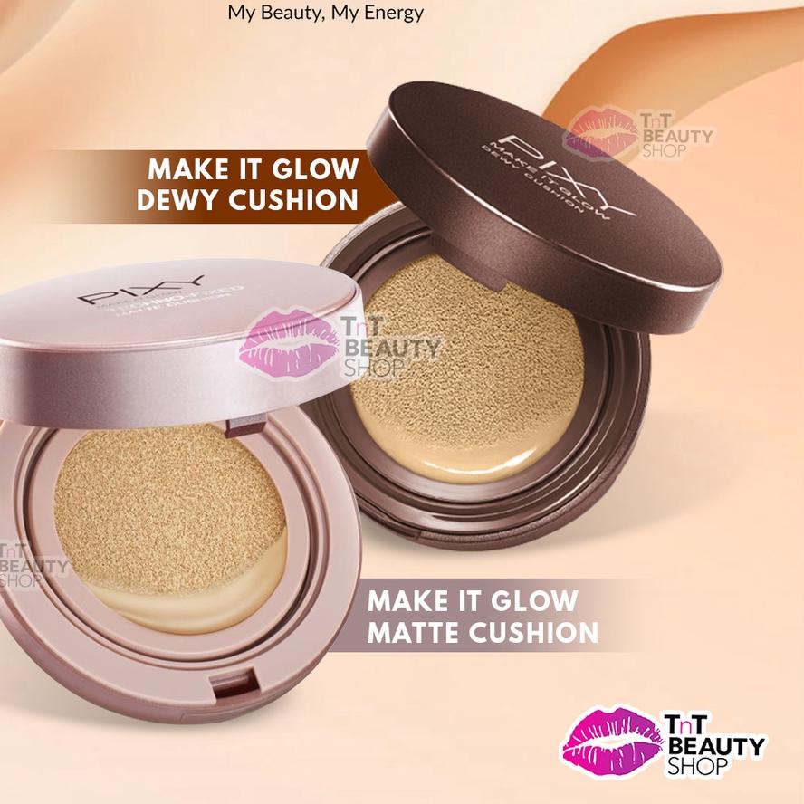 ✪ PIXY Make It Glow Dewy Cushion | Pixy Make It Glow Techno Fixed Matte Cushion ✩