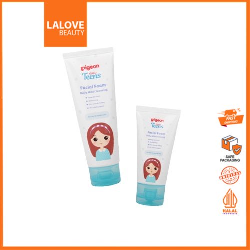 Pigeon Teens Facial Foam Daily Mild Cleansing 100 g / Sabun Muka Kulit Kering / Pembersih Wajah