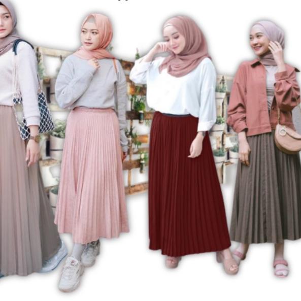 ۞ ROK PLISKET ANAK PEREMPUAN, ROK PLISKET REMAJA SMP PREMIUM UMUR 10 - 16thn / ROK PLISKET UNTUK REM