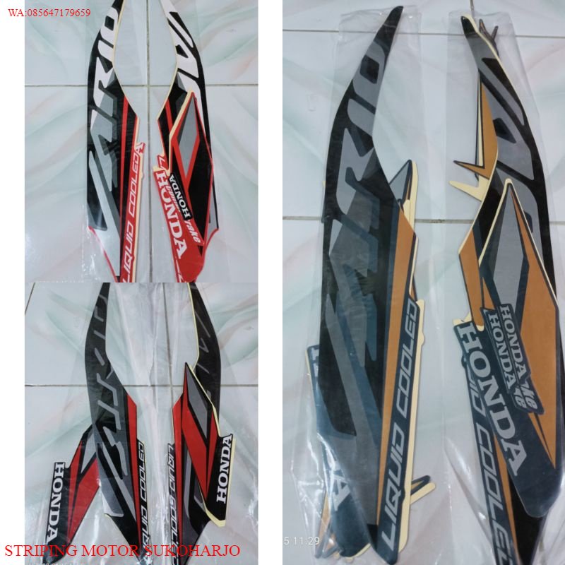 (ORI) Stiker Lis Striping Vario Led 125 150 2021 vario 2021 SE KUALITAS ORIGINAL PABRIK