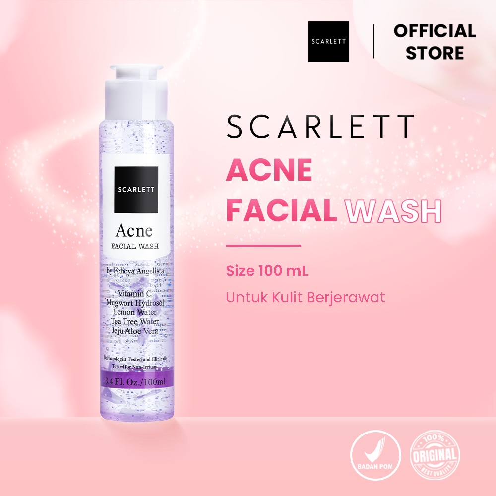 SCARLETT Acne Facial Wash Acne 100ml | SCARLET Face Wash | 100ML