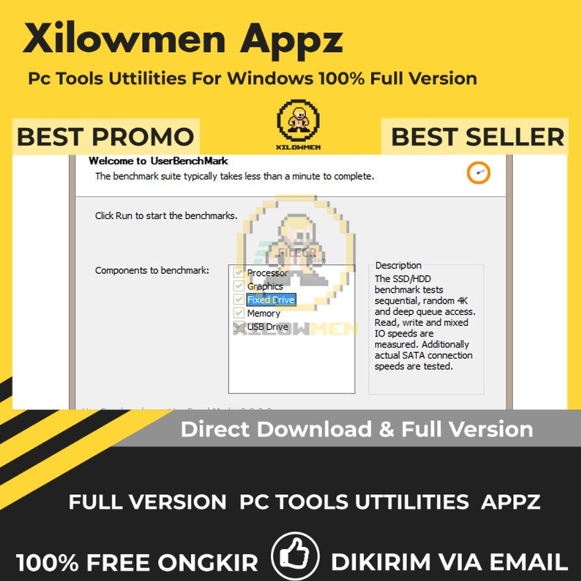 [Full Version] UserBenchmark Pro PC Tools Software Utilities Lifetime Win OS