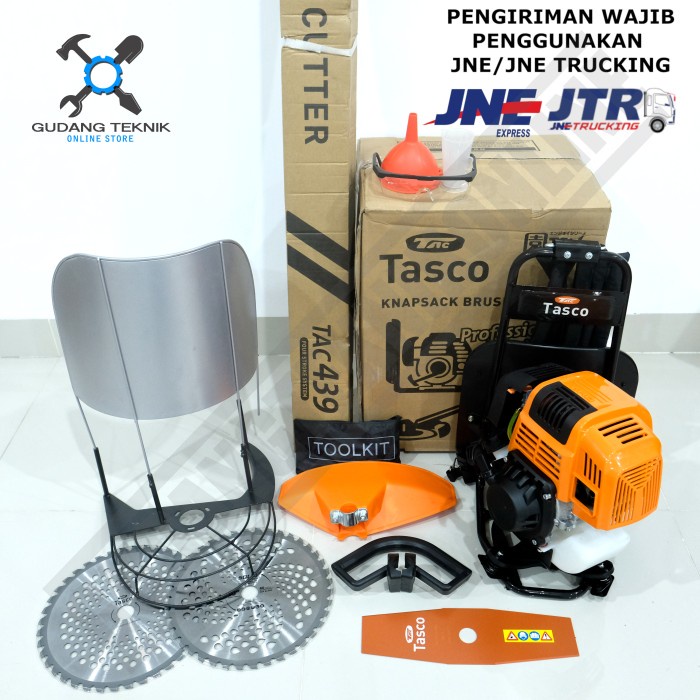 Mesin Pemotong Rumput 4Tak Gendong TAC439 TASCO / Brush Cutter 4 Stroke Pemotong Rumput Mesin Pemotong Padi Paddy Reaper TAC 439 TASCO