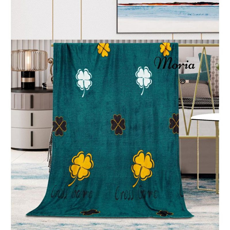 Selimut Dewasa Motif Bunga / Selimut Panel Motif flower