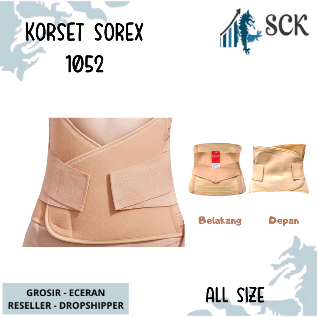 Korset SOREX 1052 Korset Pelangsing / Pengecil Perut stlh Melahirkan Wanita / Korset 1052 - sckmenwear GROSIR