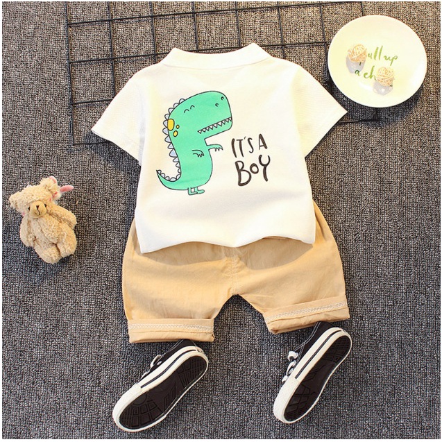 new arrival kaos anak polo IMPORT PREMIUM / kaos anak DINO ITS A BOY