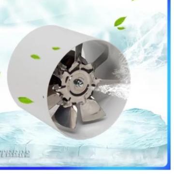 ☈ Exhaust Fan Blower Air Cooler Exhaust Fan Dinding Blower Eksos Rumah Apartemen Centrifugal Metal ♡