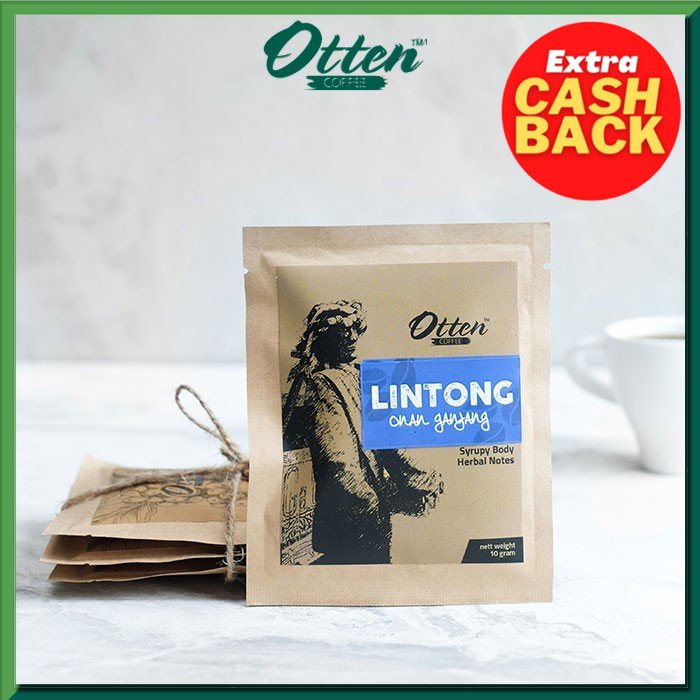 

Drip Coffee 10g Arabica Lintong Onan Ganjang (4 Sachet) - Bubuk Kopi Otten Coffee