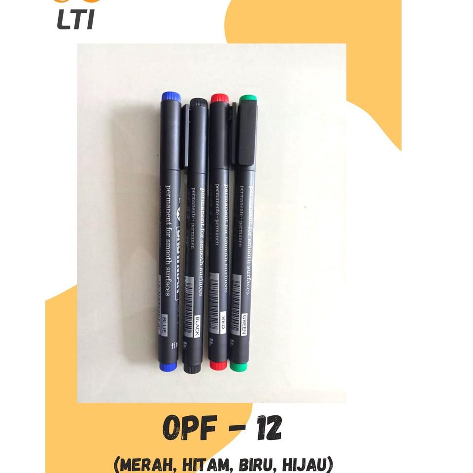 

P87 Spidol Permanent Snowman OHP / OPF 12 Fine Tip Pcs RESTOCK ヌ