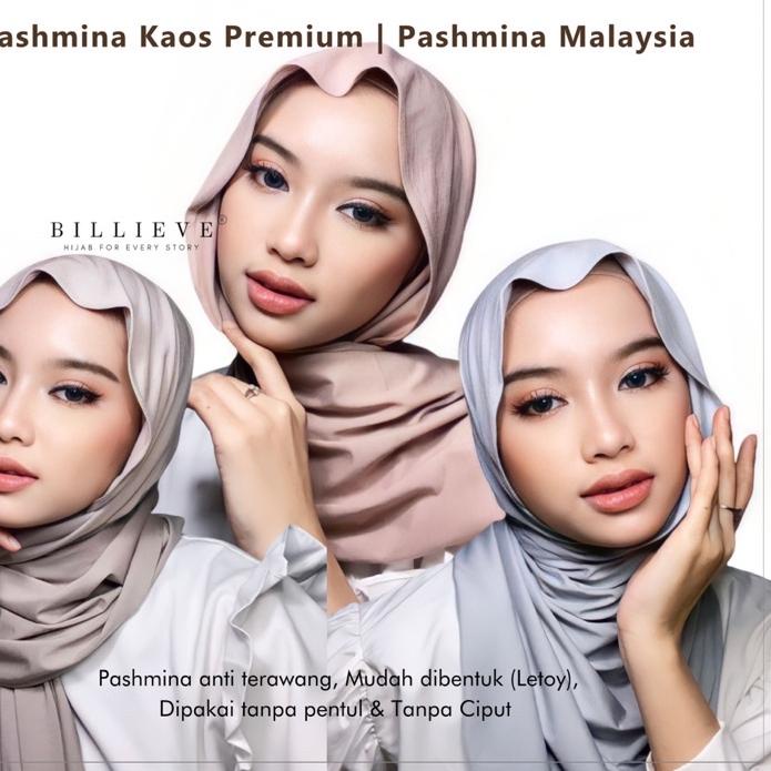 ♚ Pashmina Kaos Rayon Import Premium | Turkey Shawl | Pashmina Malaysia ♞