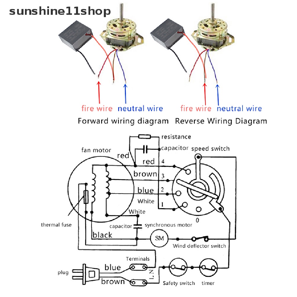 Kapasitor Kipas AC SHO CBB61 1UF starg Capasitor 450V CBB Motor Run Kapasitor N