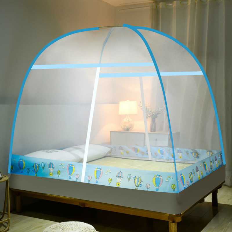 (BISA COD) FTIHSHP Faroot Jaring Anti Nuk Kelambu Tempat Tidur Mosquito Net 120x200cm - A76