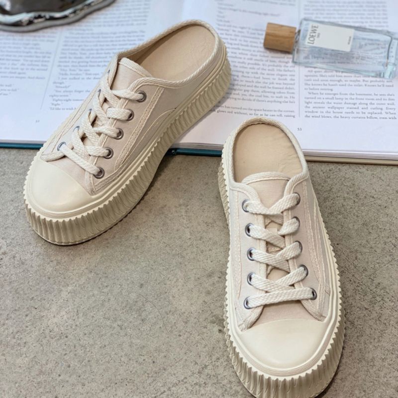 COD BAYAR DITEMPAT &gt;&gt;&gt; 20554 Sepatu Half Sneakers Wanita Import