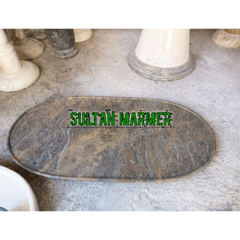 Pot Bonsai Marmer Hitam