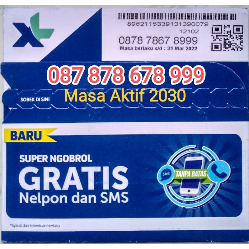 KARTU XL MASA AKTIF 2030