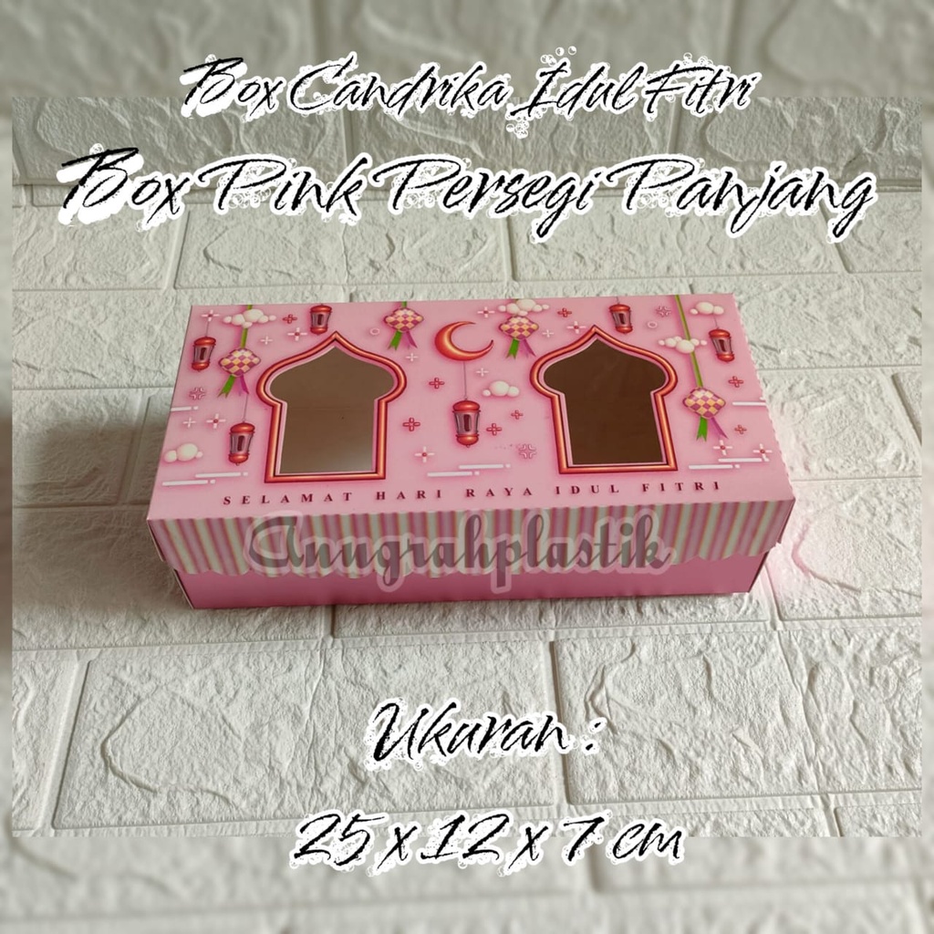 

Box Candrika Pink uk 25 x 12 x 7 cm / Box Pink Window IF per pack