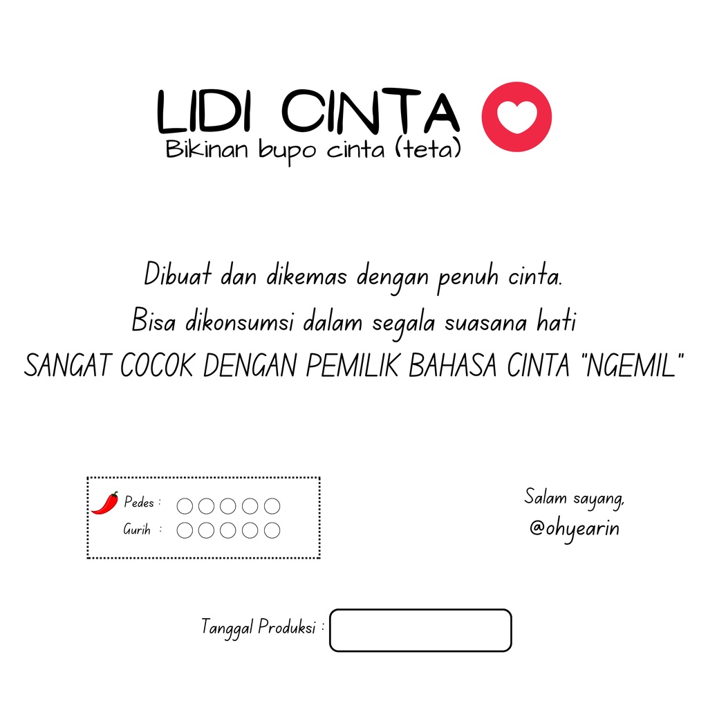 

check-out PO LIDI CINTA