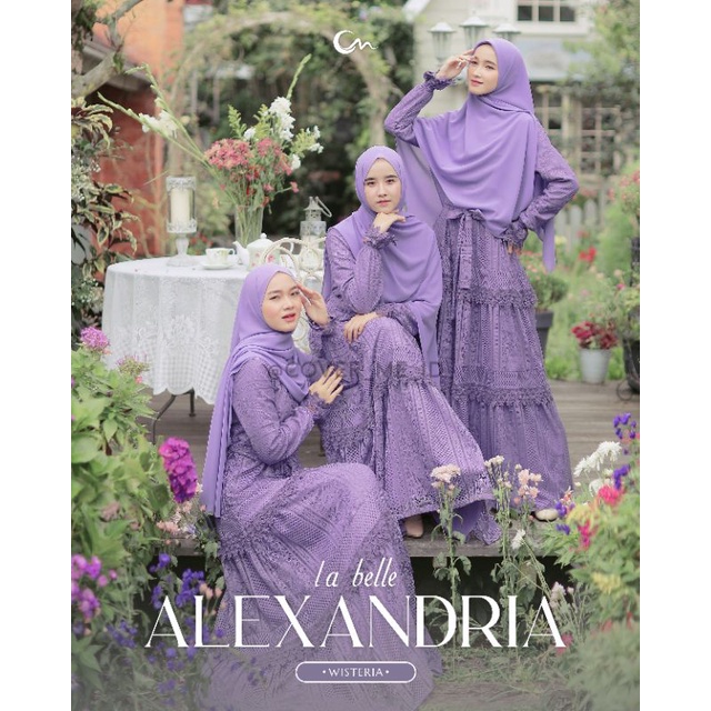 TERLARIS  READY Gamis renda La Belle Alexandria dress by coverme official (bisa COD)