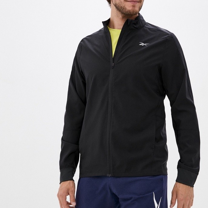 Jata Jaket Reebok Men'S Running Essentials Woven Wind Jacket Original
