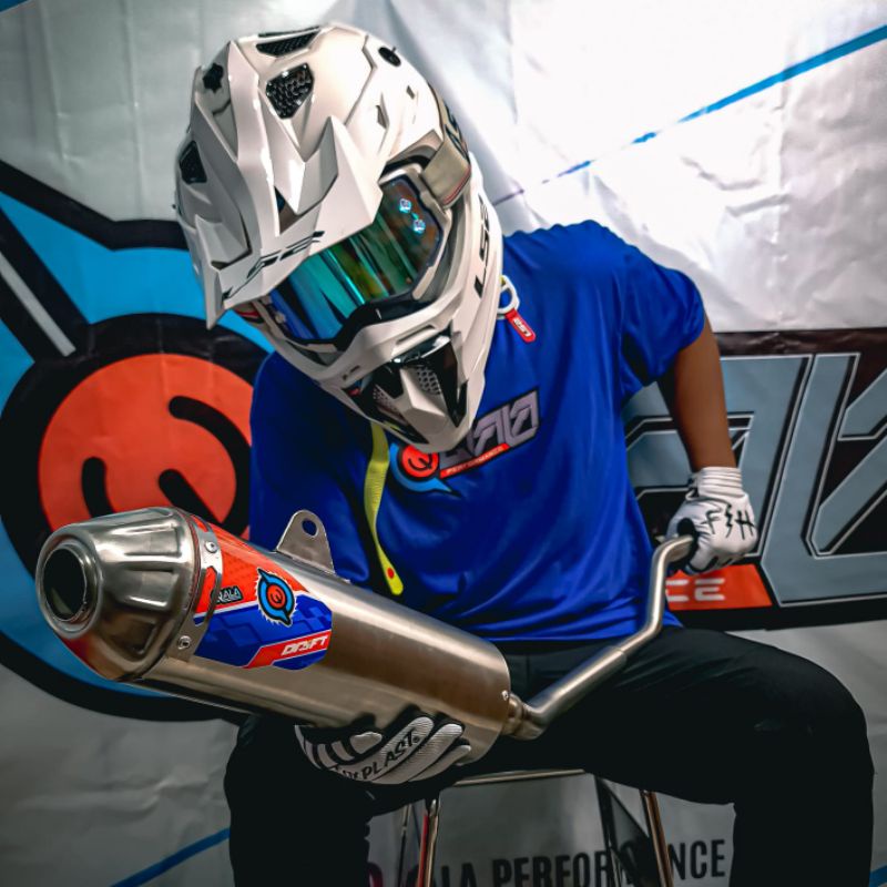 Knalpot WR155, CRF 150L, KLX DTRACKER 150 QALA tipe DRIFT