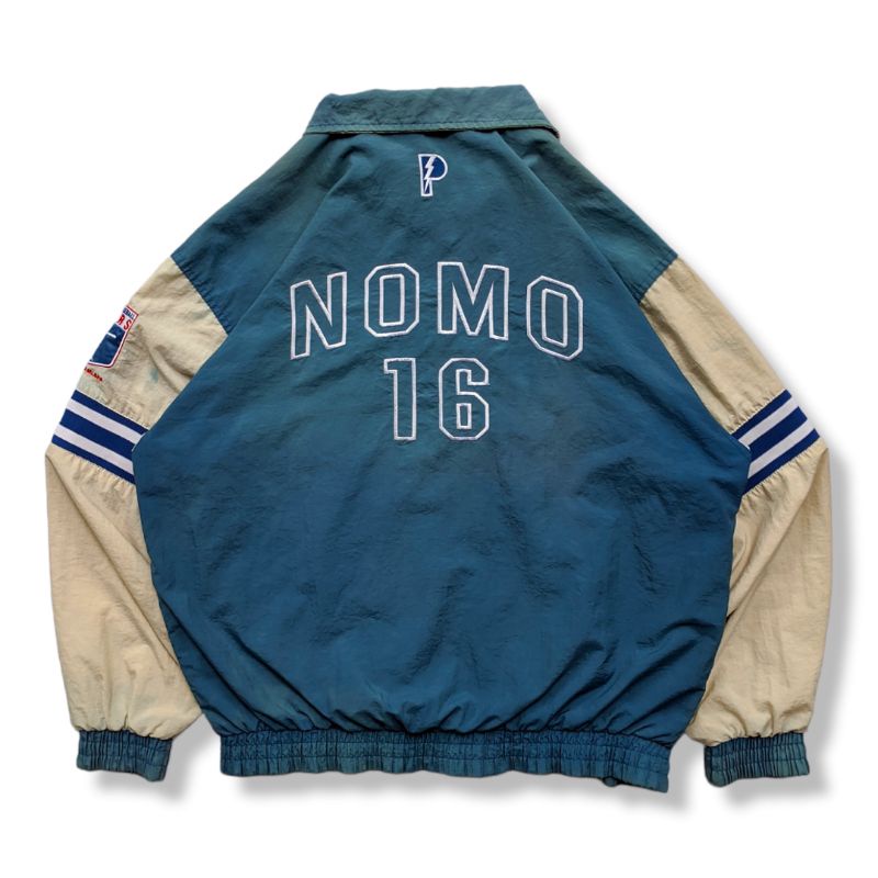 Vintage 1990s Pro Player Hideo Nomo LA Dodgers Baseball Jacket | Varsity Second