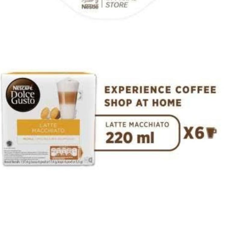 

☛ Nescafe Dolce Gusto Latte Macchiato Coffee Capsule ♧