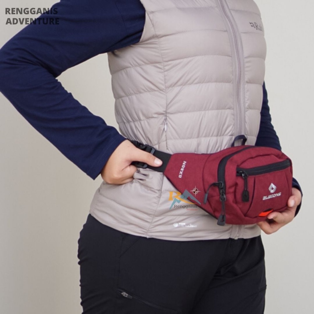 Tas Selempang Pinggang Pria Wanita Waistbag BLECONS Outdoor Casual