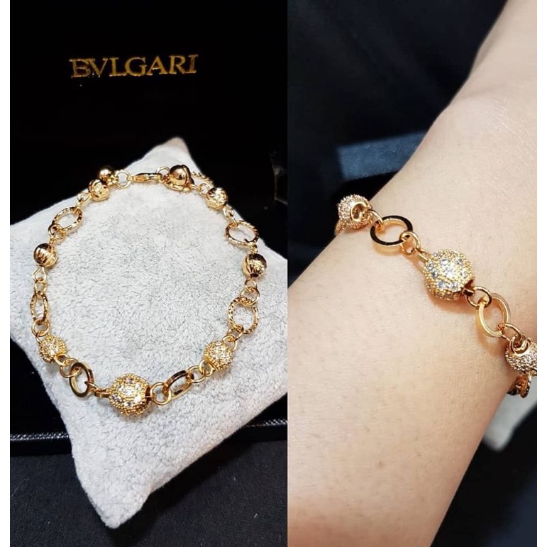 Gelang Premium Lapis emas anti karat anti alergi gelang krincingan Premium Quality G87