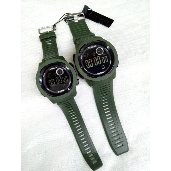 skymax 2206 Jam Tangan Digital Couple