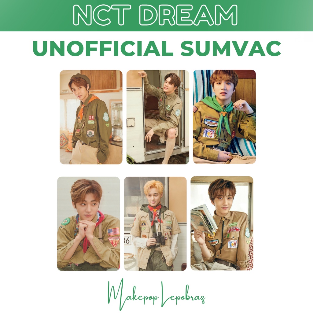 [1 SET ISI 6] [REPLIKA] NCT DREAM Summer Vacation Jeno Sumvac Jaemin Sumvac Jisung Sumvac Chenle Sumvac Renjun Sumvac Haechan Sumvac