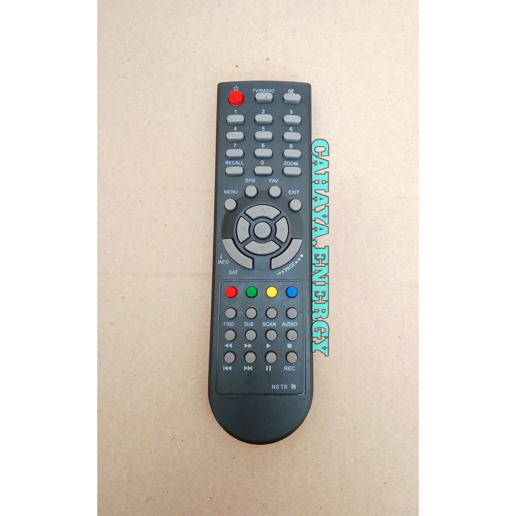 Remote STB DVB-T2 TANAKA T2 Oval New Remote Set Top Box