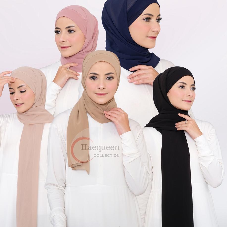 Terlaris Hijab Instan PASHMINA MALAYSIA Jilbab Pashmina Melayu Ceruty Babydoll Hijab Tali Instant Bi