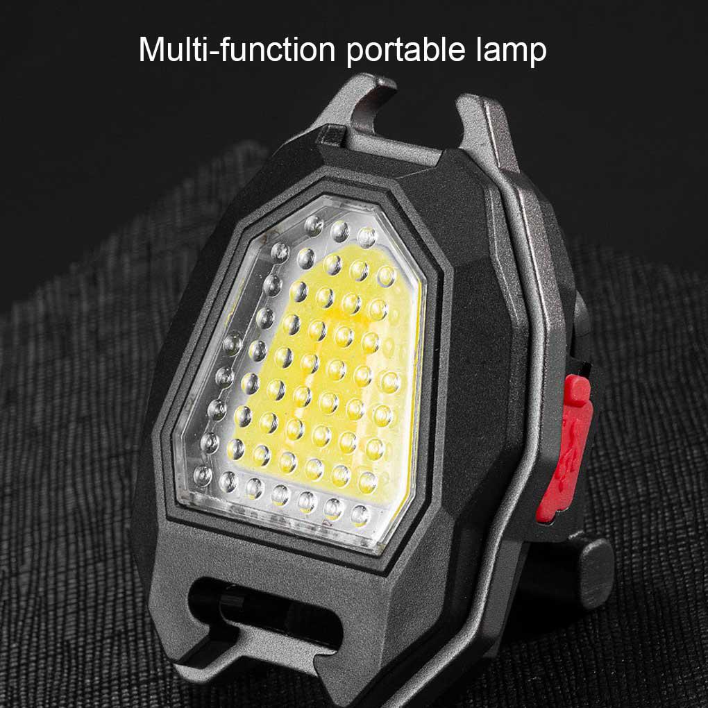 Huit Senter Mini LED Gantungan Kunci Universal Pengerjaan Lampu Hiking Camping Kecil Darurat Torch Lighting Tool Aksesori