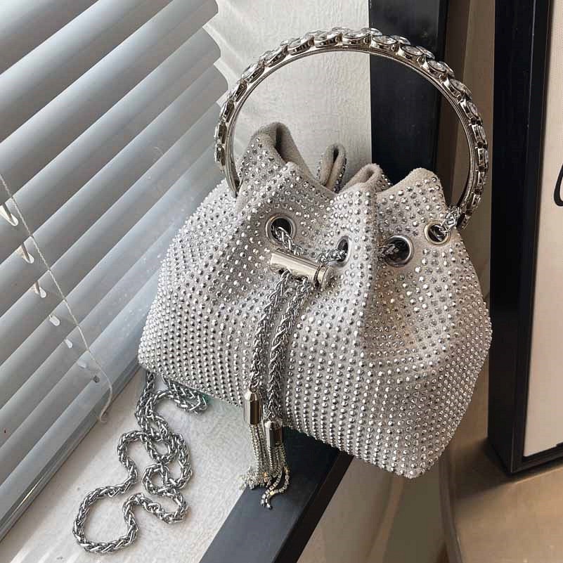 JK C8884 1KG MUAT 3PCS TAS SELEMPANG PESTA MANIK SERUT BLING BLINK CLUTCH HANDBAG ELEGAN E5163