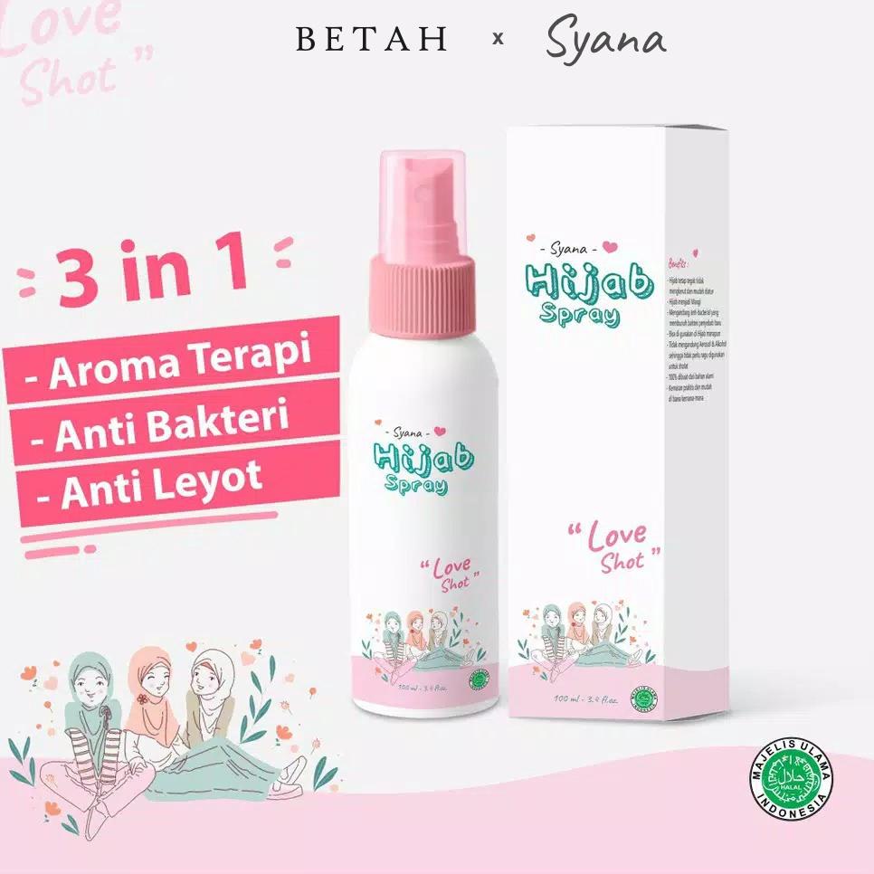 LANGSUNG ORDER Syana Hijab Spray Anti Letoy Jilbab Kerudung Instan Spray Pewangi Parfum Hijab Jilbab