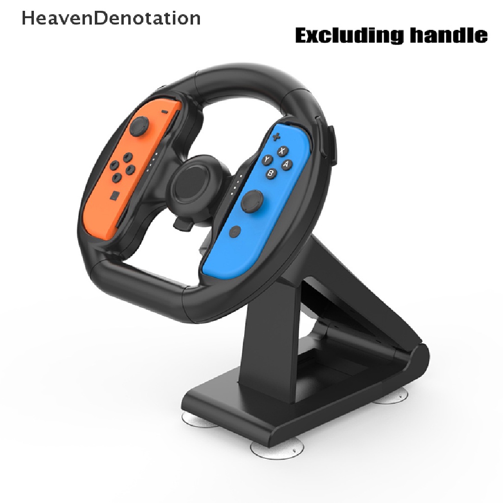 [HeavenDenotation] Untuk Switch OLED Racing Game NS Aksesori Steer Wheel Controller Attachment Dengan 4gelas Hisap Untuk Joy-Con Compatible HDV