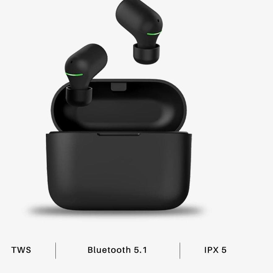 ● SOUNDTECH S16 TWS Wireless Earphone Bluetooth 5.1 Touch - Black ♣