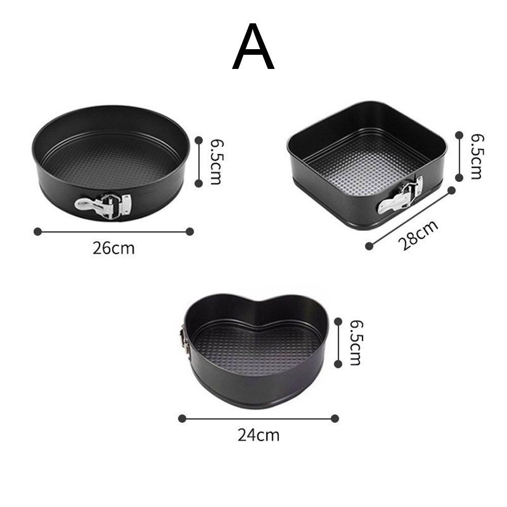 R-FLOWER Adjustable Bottom Baking Pan New Carbon Steel Anti Lengket Honeycomb Bottom